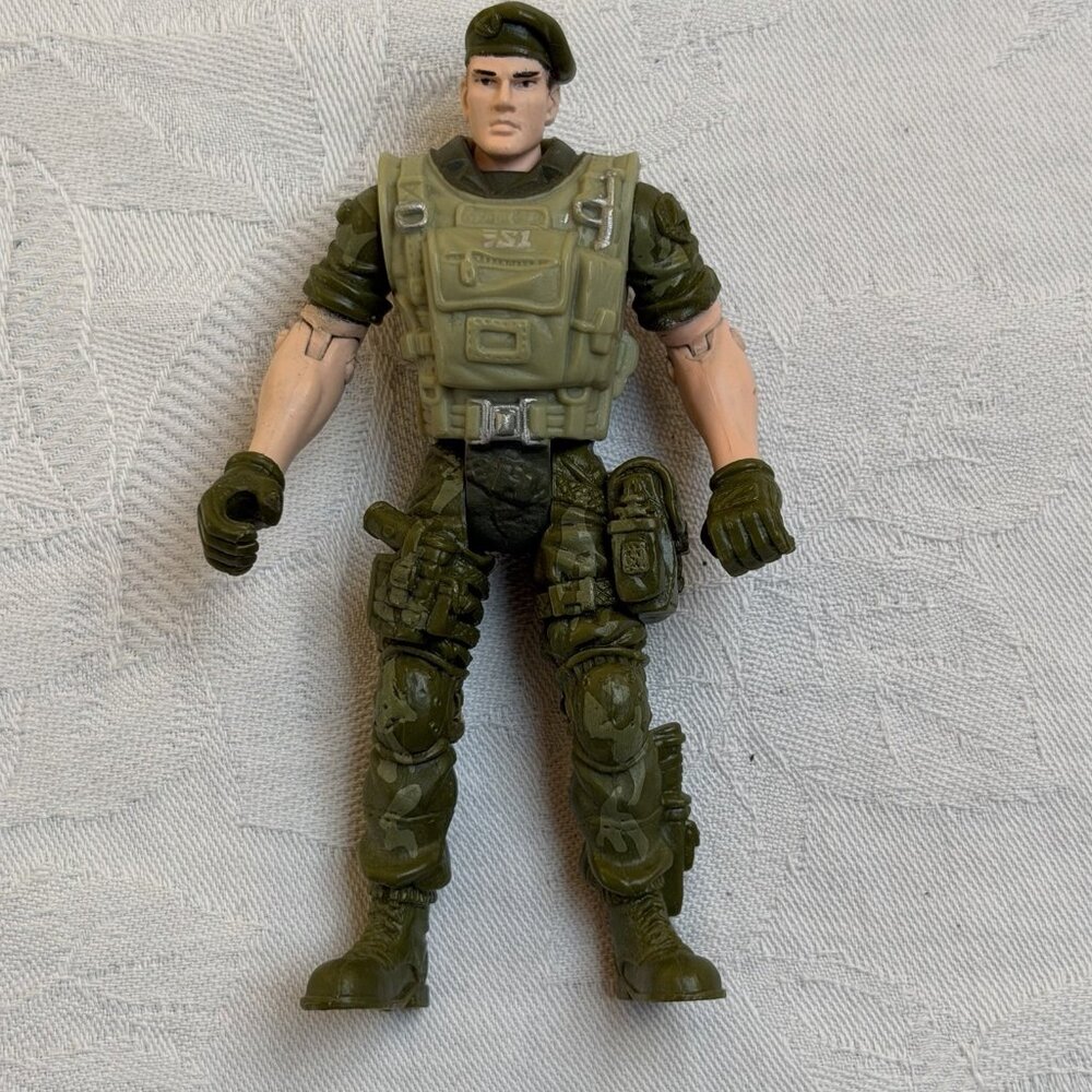 Vintage Chap Mei Soldier‎ Green Beret Action Figure Toy Mini